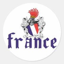 Frankreich-Schild-Aufkleber
