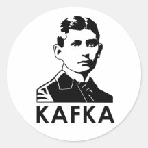 Franz Kafka Runde Sticker