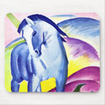 Franz Marc - blaues Pferd I Mousepad