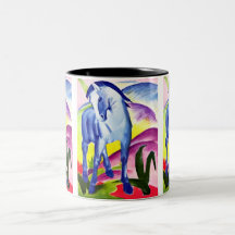 Franz Marc - blaues Pferd I Teehaferl