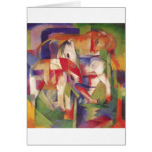 Franz Marc - Elefant-Pferdevieh-Winter 1913-14 Karten