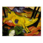 Franz Marc - gelbe Kuh Postkarte