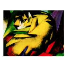 Franz Marc-Tiger-Postkarte