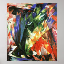 Franz Marc - Vögel 1914 ölen Leinwandvogelmenge Plakate