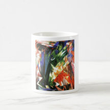 Franz Marc - Vögel 1914 ölen Leinwandvogelmenge Kaffeetassen