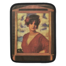 Franz von Stuck - Dame im Rot Sleeve Für iPads