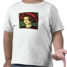 Franz von Stuck - Mary mit rotem Hut T-shirts