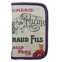 Franzosen Violette Parfüm-Aufkleber Folio Planer
