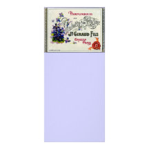 Franzosen Violette Parfüm-Aufkleber Vollfarbige Werbekarte