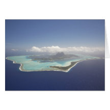 Französisch-Polynesien, Tahiti, Bora Bora. Grußkarte