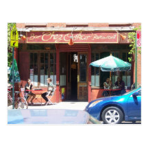 Französische Bistros in Fort Greene Brooklyn Postkarte
