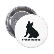 Französische Bulldogge Anstecknadelbutton