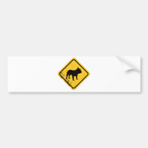 Französische Bulldogge Autosticker