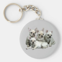 Französische Bulldogge Keychain Schlüsselband