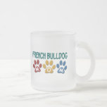FRANZÖSISCHE BULLDOGGE Mamma-Tatzen-Druck 1 Teehaferl