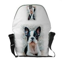 Französische Bulldogge Richshaw Botetasche Kurier Taschen