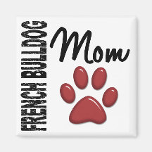 Französische Bulldoggen-Mamma 2 Magnete