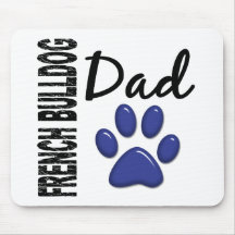 Französische Bulldoggen-Vati 2 Mousepad