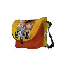 Französische Feiertags-Rickshaw-Bote-Tasche Kurier Taschen