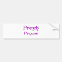 Französische Prinzessin Autosticker