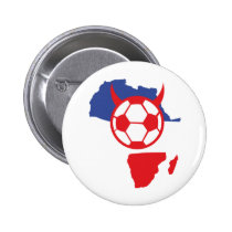 französischer Fußballteufel Afrika-Form buttons