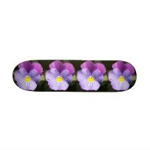 Französisches Blaulila Pansy Individuelle Skateboards