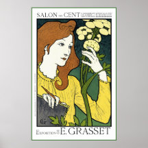 Französisches Kunst Nouveau Plakat: Grasset Salon-