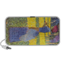 Frau mit Sonnenschirm durch Georges Seurat Mp3 Speaker