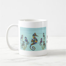 Frau Samuel Classroom Seahorses Mug Tee Tassen