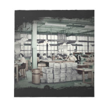 Frauen-Arbeiter WWII Notizblock
