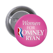 Frauen für Romney Ryan - Rosa buttons