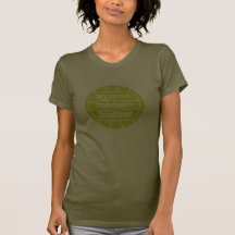 Frauen gegen modernen Fußball (Brown/Limones) T-shirt