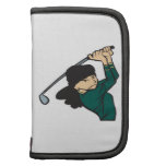Frauen-Golfspieler Folio Planer
