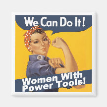 Frauen mit Power bearbeitet Magneten