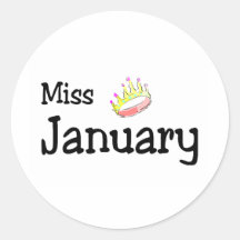 Fräulein Januar Stickers