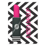 Fräulein Makeup Pink 2 Visitenkarten Vorlage