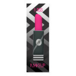 Fräulein Makeup Pink 2 Visitenkarten Vorlage