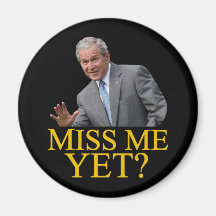 Fräulein Me Yet? Spaß Bushs George Bush Anti-Obama Kühlschrankmagnete