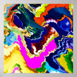 Fräulein Smily - Pinky Winky Bar-Mädchen Posterdruck