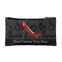 Frecher roter Schuh