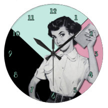 Frecher Sekretär Wanduhr