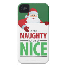 Frecher und Nizza iPhone 4/4S Fall Weihnachtsmanns iPhone 4 Hülle