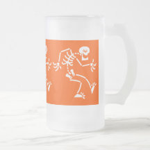 Freches Skelett Tasse