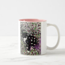 Freckles in den Blumen I - Tux-Katze Haferl