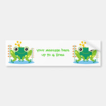 Fred der Froggy Auto Aufkleber