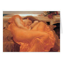 Frederic Leighton, der Juni flammt Grußkarte