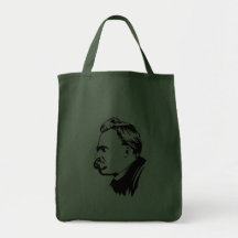 Frederich Nietzsche Porträt Mousepad Leinentaschen