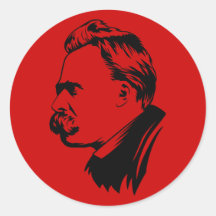 Frederich Nietzsche Porträt Sticker