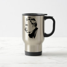 Frederich Nietzsche Porträt Tee Tassen