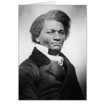 Frederick Douglass Porträt ~ 1847 Grußkarte